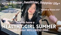 healthy girl summer enter wellness era